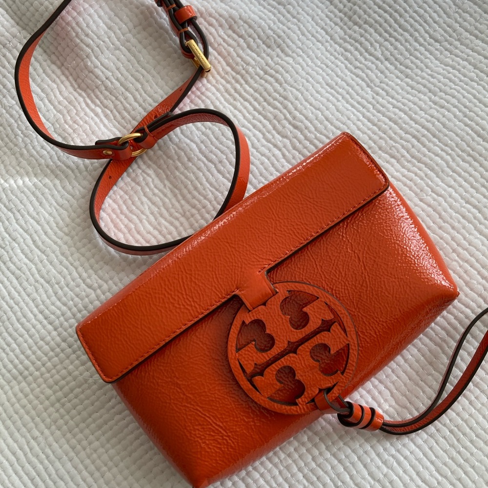 Tory Burch Miller Vibrant Orange Belt Bag